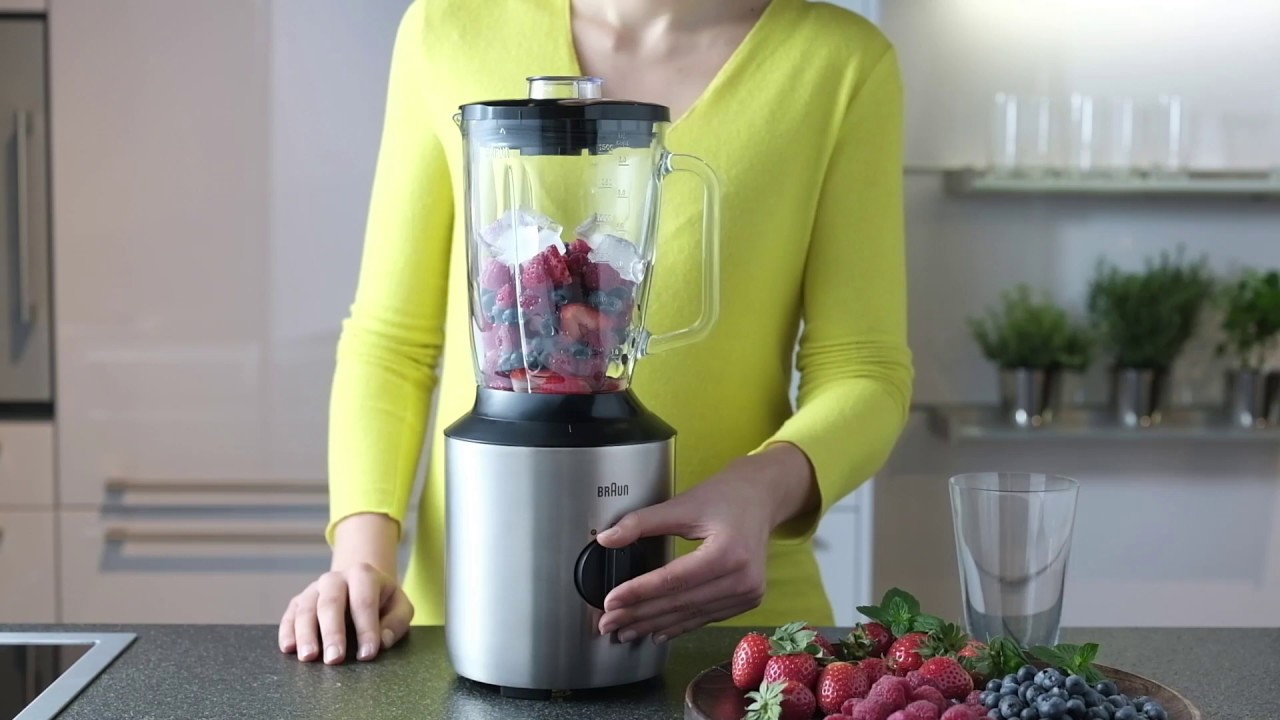 Healthy smoothies with Braun's PowerBlend 3 Jug blender.