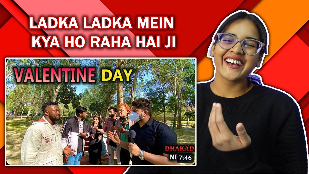DHAKAD REPORTER VALENTINE DAY REACTION | HARSH RAJPUT | Neha M.