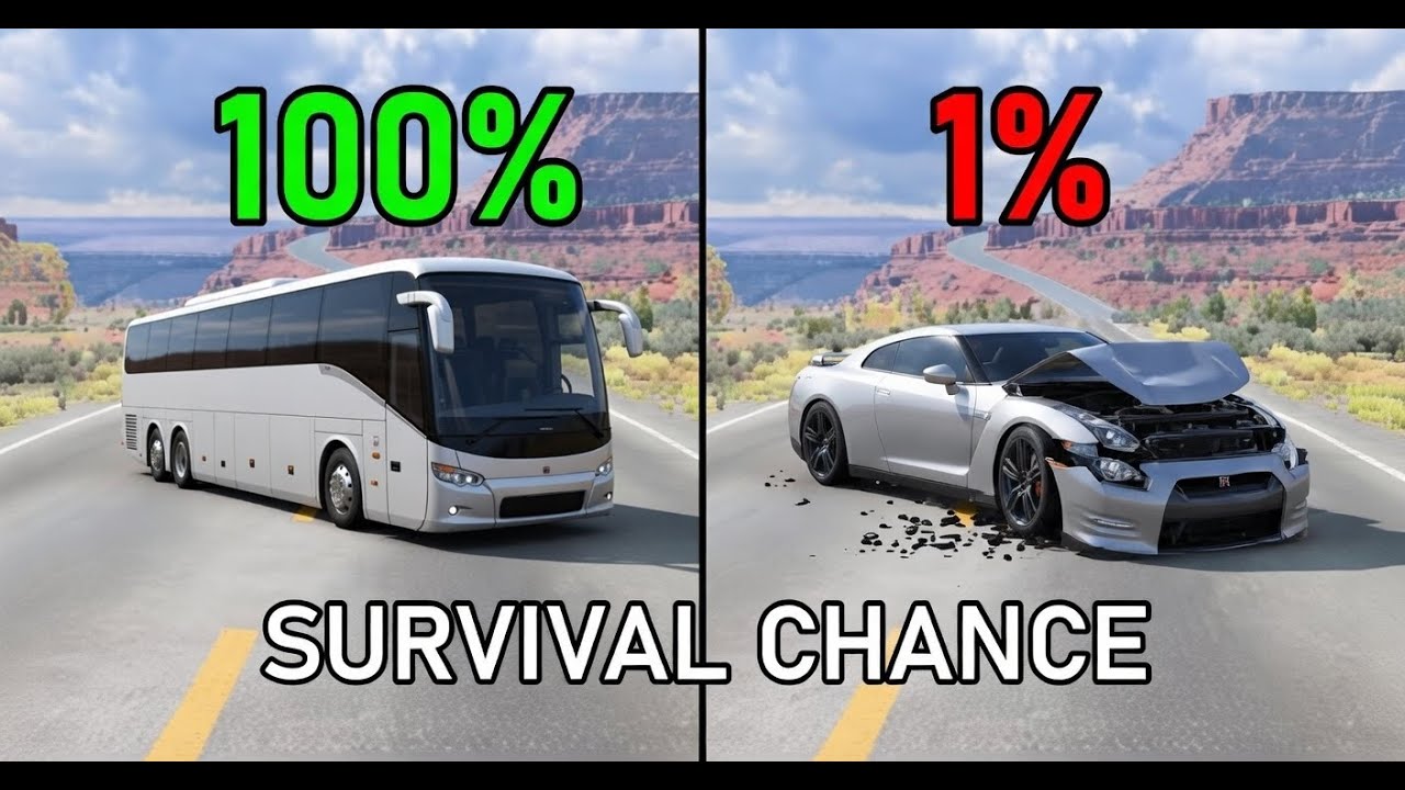 Realistic Survival Chance Crashes #1 | BeamNG.drive