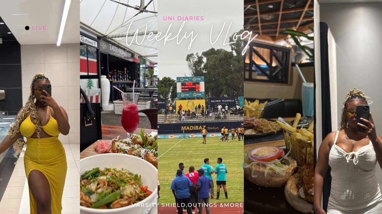#weeklyvlog (uni diaries): Varsity shield,dates,celebrating my friend's birthday,church & more