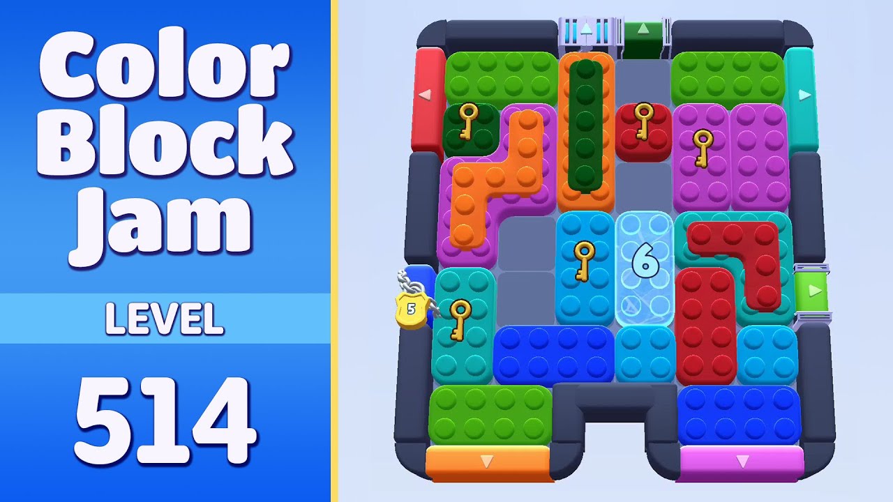 Color Block Jam Level 514 | Every Puzzle Solved! 🎯