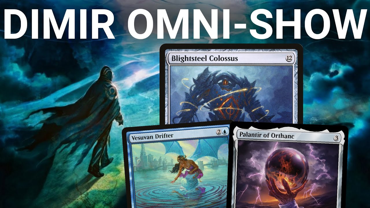 THE DEADLY THREE! Legacy Dimir OmniShow Combo. Show and Tell Vesuvan Drifter Palantir of Orthanc MTG