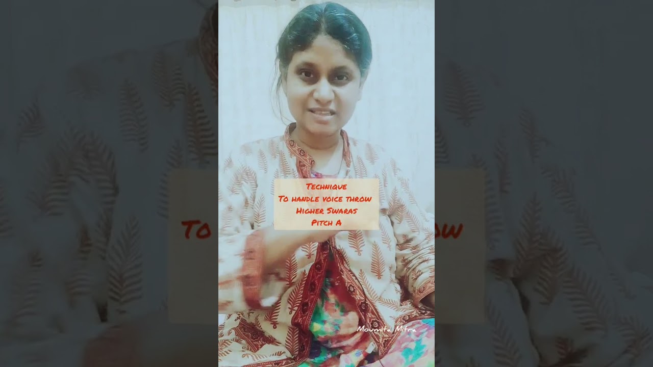 Technique to sing higher octave and to transit smooth between mid to higher| Moumita Mitra 