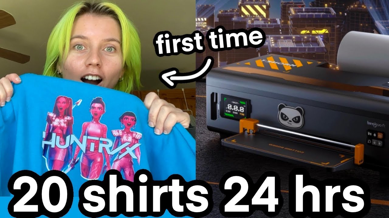 My First 20 Shirts with the Procolored K13 DTF Printer (Family Fun Day! 🥳)
