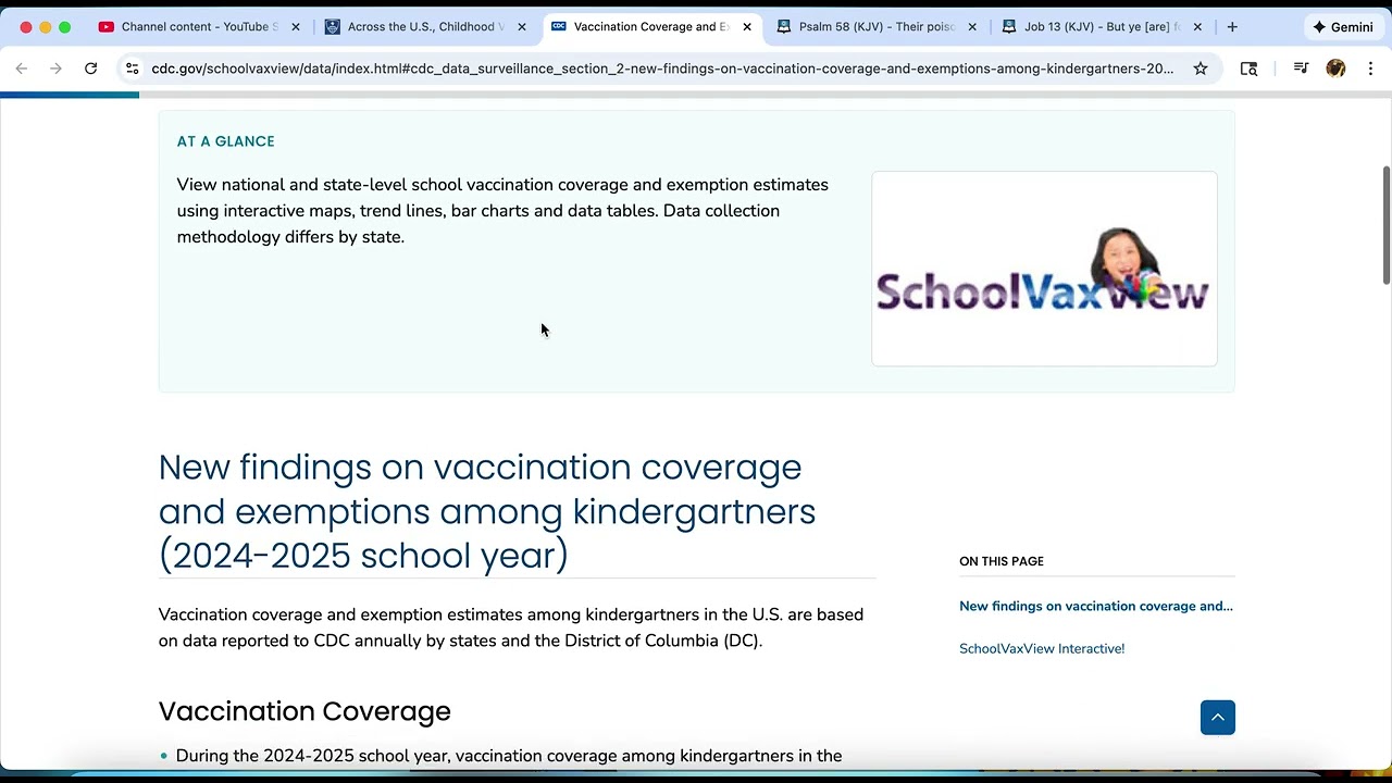 Across the U S , Childhood Vaccination Rates Continue to Decline