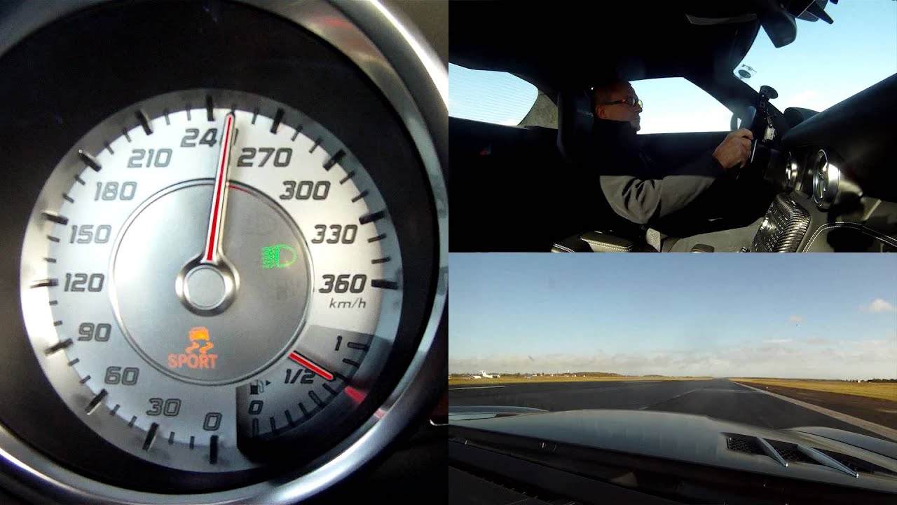 300 km/h en Mercedes SLS AMG avec Yannick Dalmas