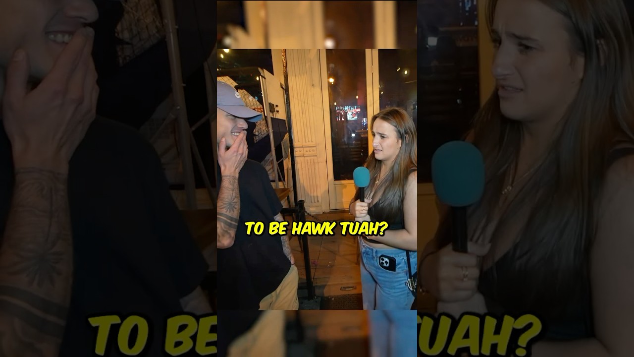 She tried to be Hawk Tuah!