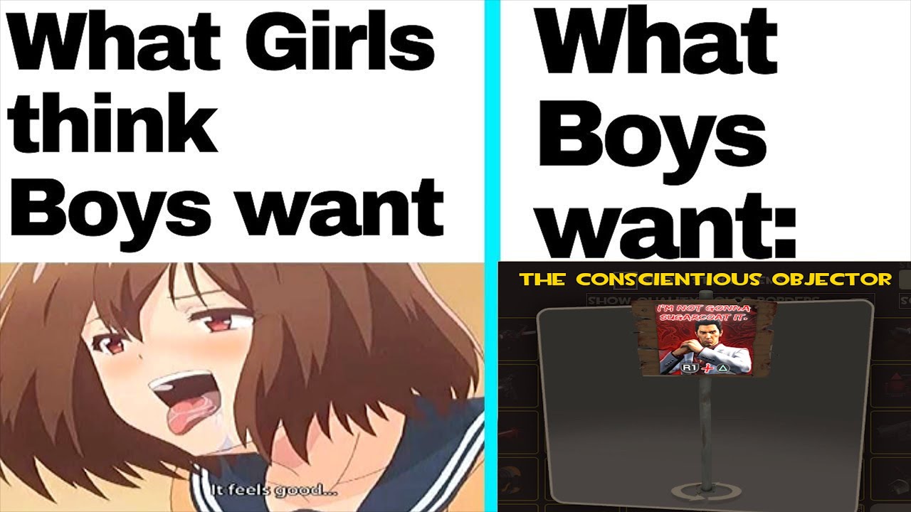 anime memes replaced with yakuza