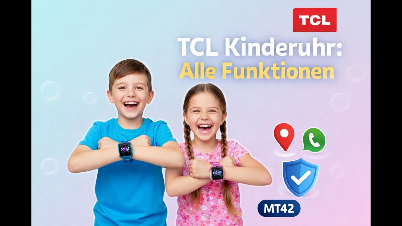 TCL Kinderuhr – Komplette Funktionsübersicht & Einrichtung