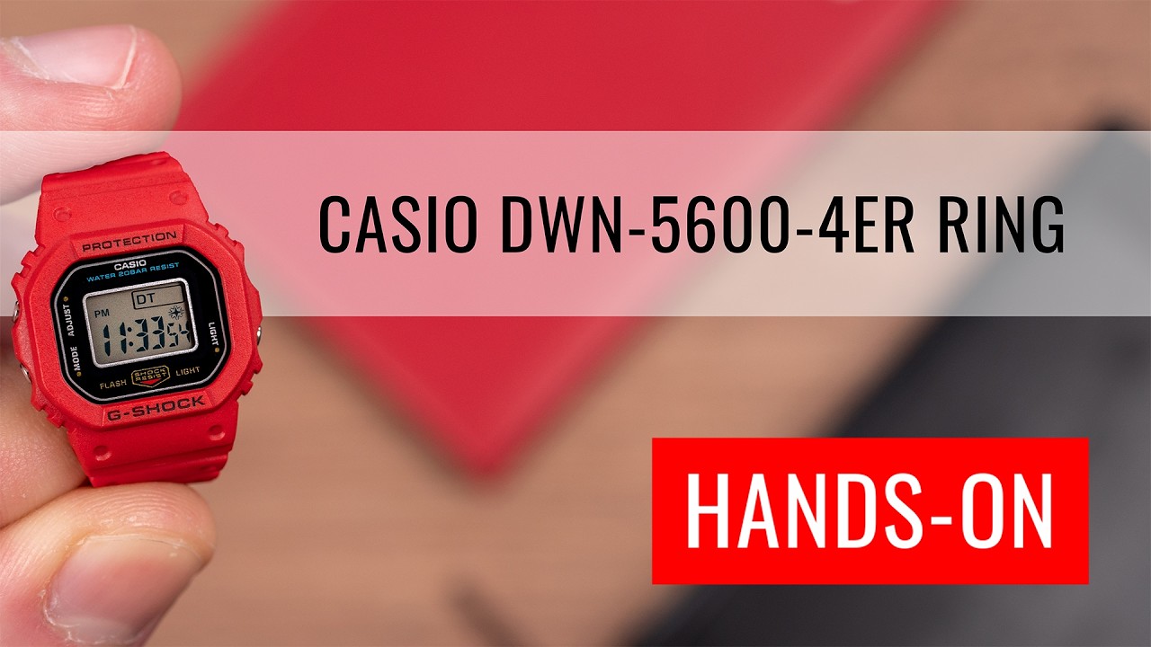 HANDS-ON: Casio G-Shock Nano DWN-5600-4ER Ring Watch