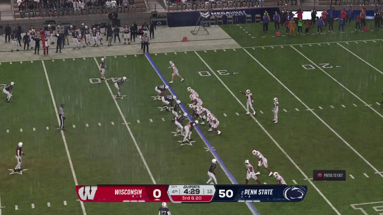 CFB26 SOCCER SIM League Wisconsin Badgers at Penn State Nittany Lions
