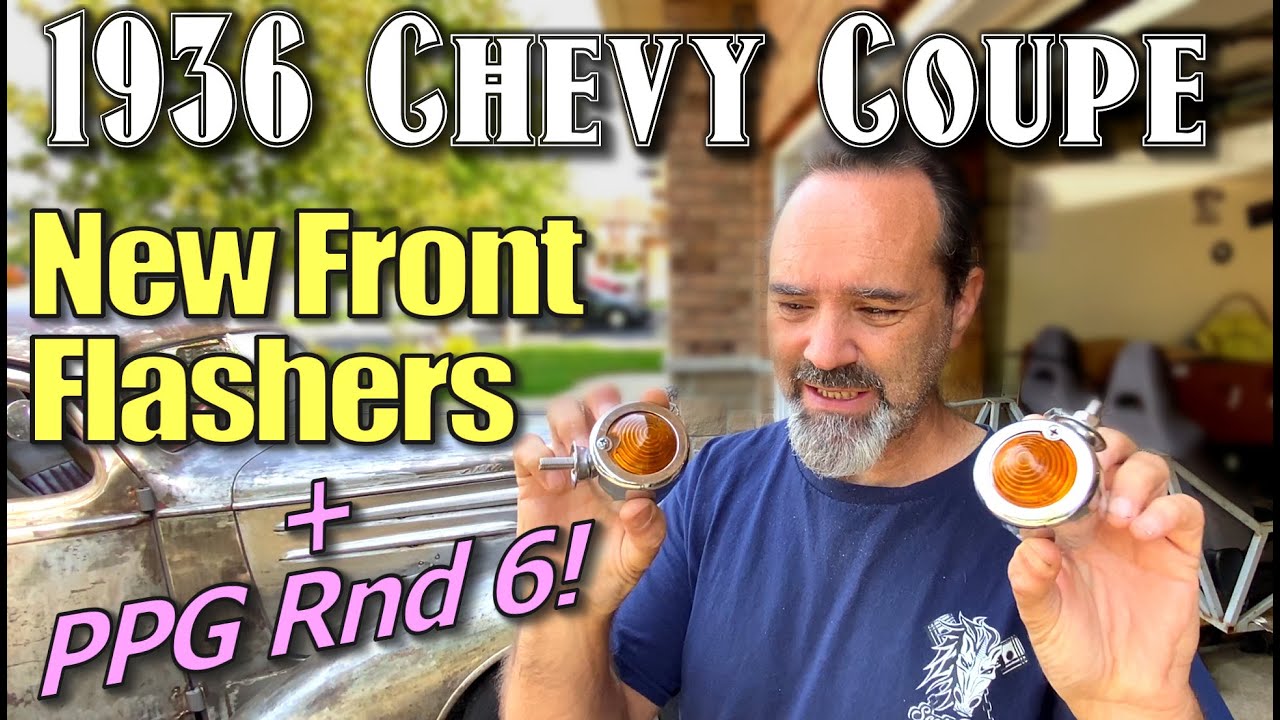 Installing New Front Flashers To My 36 Chevy Coupe