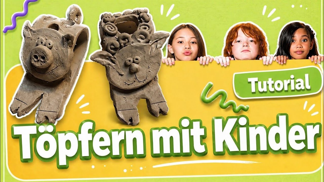 Multitalent-Tiere aus Ton – einfach töpfern mit Kindern und praktisch nutzen 