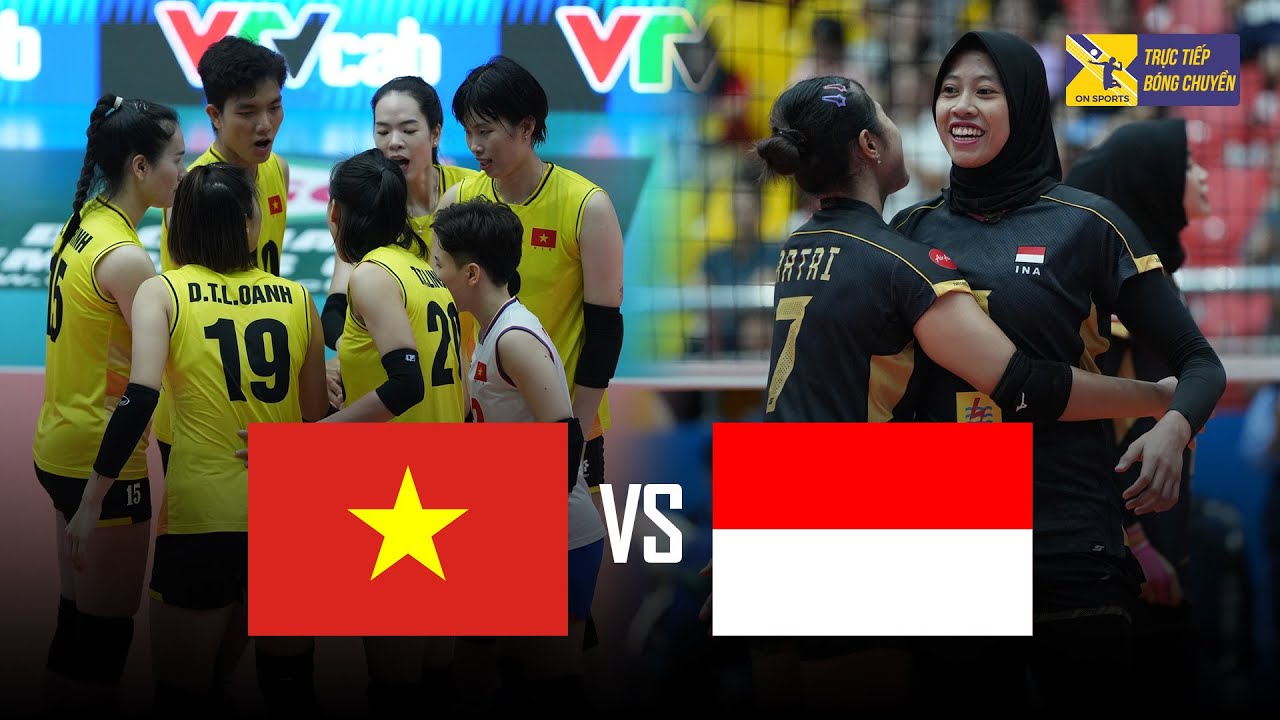 Full HD | Vietnam vs Indonesia | Bích Tuyền - Thanh Thúy vs Megawati - Ratri Volleyball ASEAN