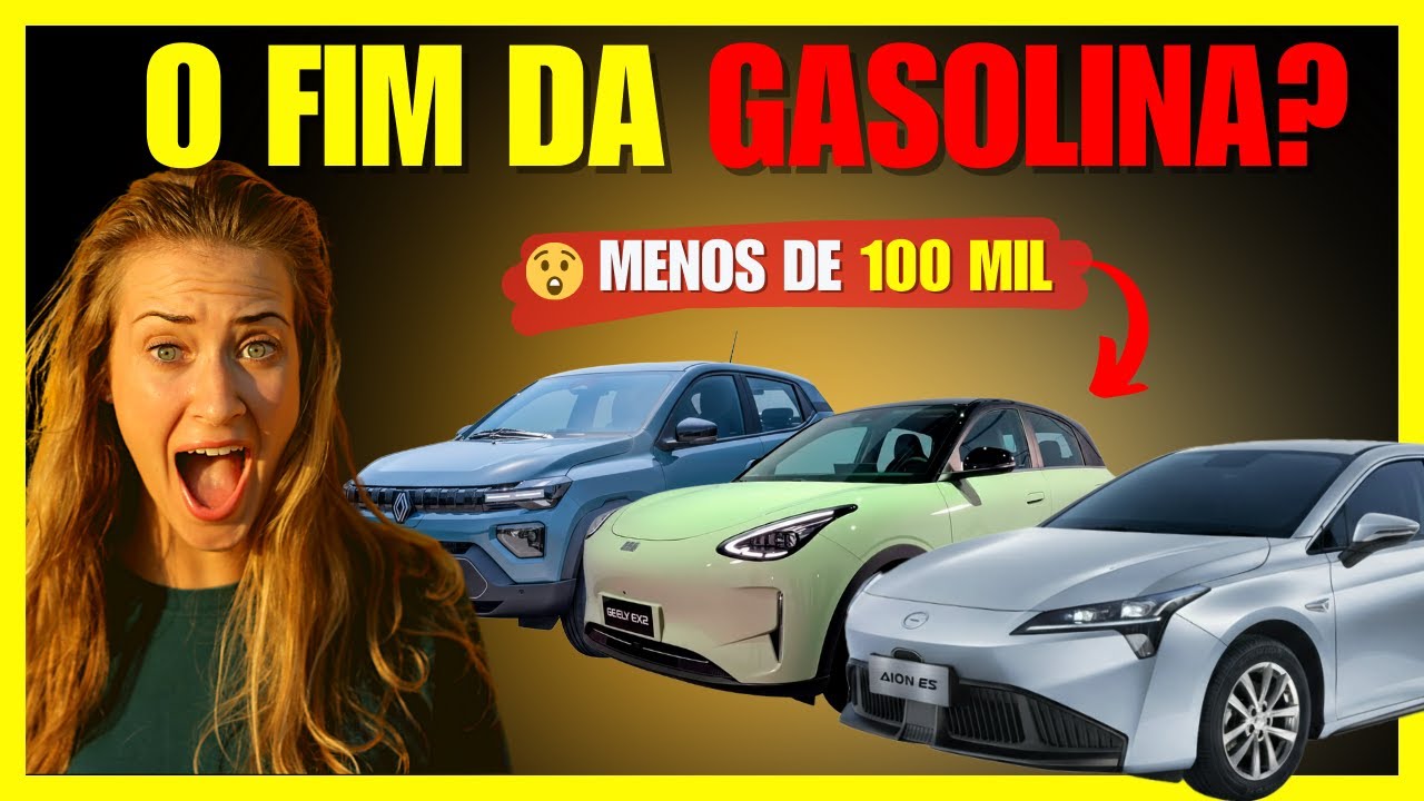GASOLINA NUNCA MAIS! Os 10 Elétricos de 2026 que custam menos que você pensa