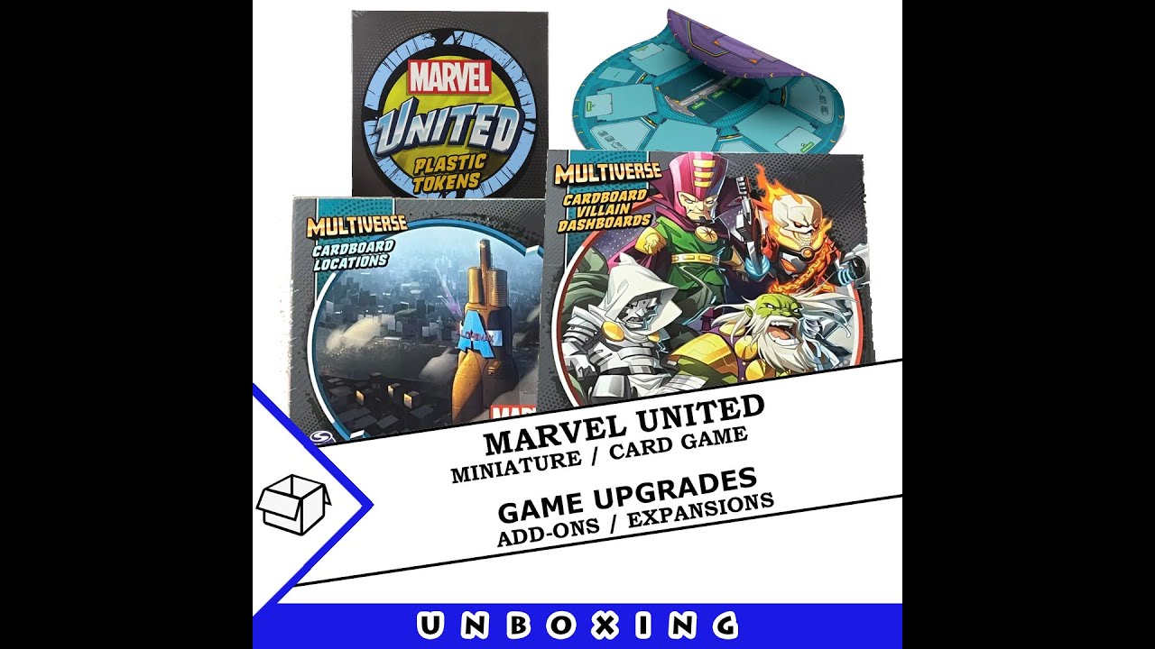 Marvel United: Multiverse Game Upgrades, Extras and Add-ons