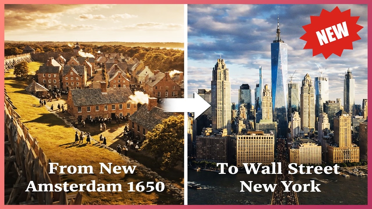 The Formation of Wall Street, From New Amsterdam in 1650 to Modern New York | History Documentary