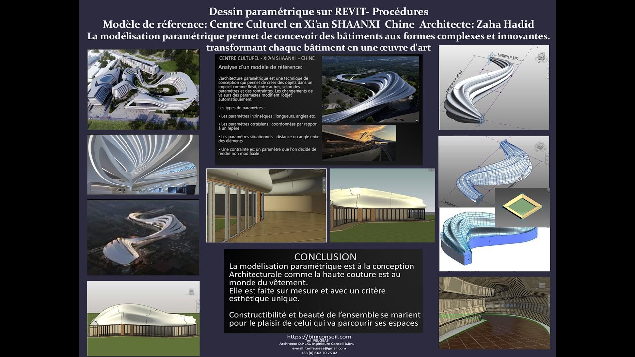 Analyse d'un mod&egrave;le d'architecture param&eacute;trique - Centre Culturel en Chine  Zaha Hadid 27 10 24