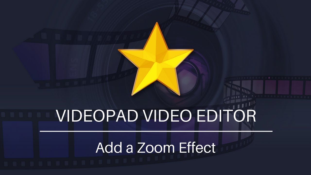 How to Add a Zoom Effect | VideoPad Video Editor Tutorial