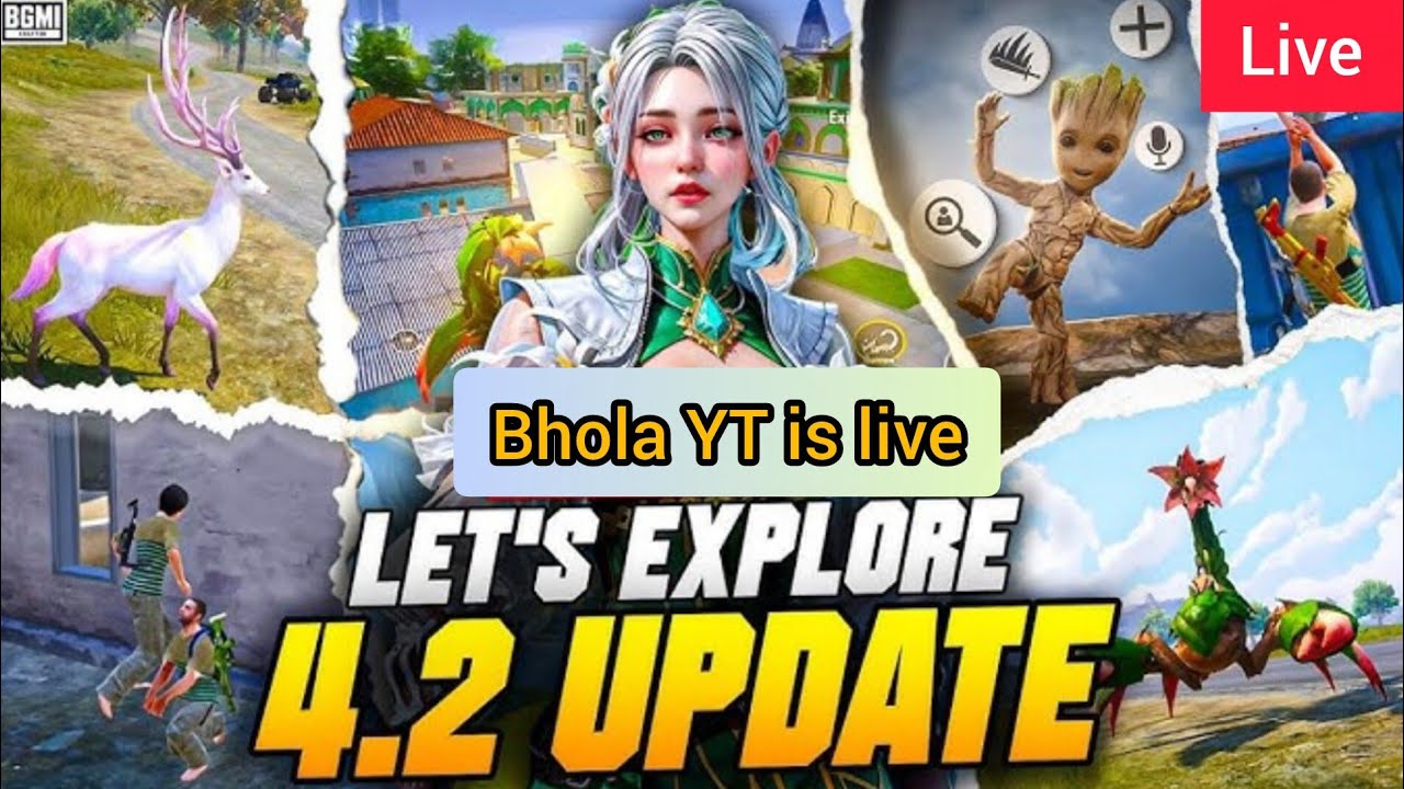New Update 4.2 #shorts #newupdate #bgmilive #shortsfeed #bgmi #live