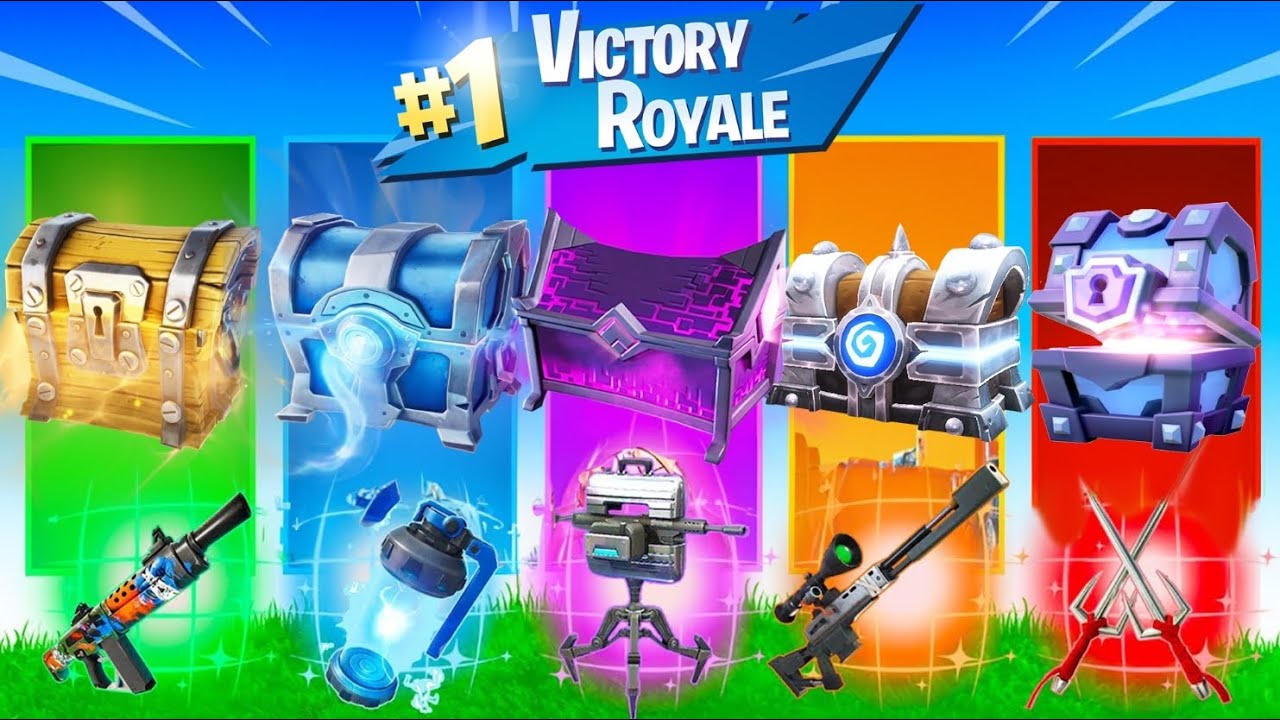 die *ZUFÄLLIGE* KISTEN CHALLANGE in Fortnite