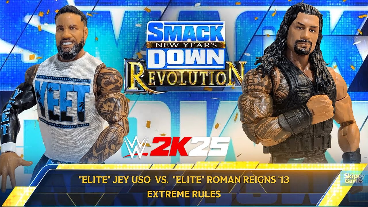 Lego Jey Uso Vs Roman Reigns  WWE2K25 #skippygames #wwe2k25 #wwesuperstar #lego