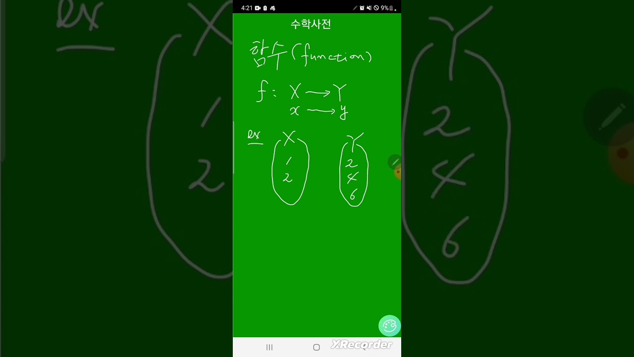 함수, 함수값, 정의역, 공역, 치역, 지수함수 기초