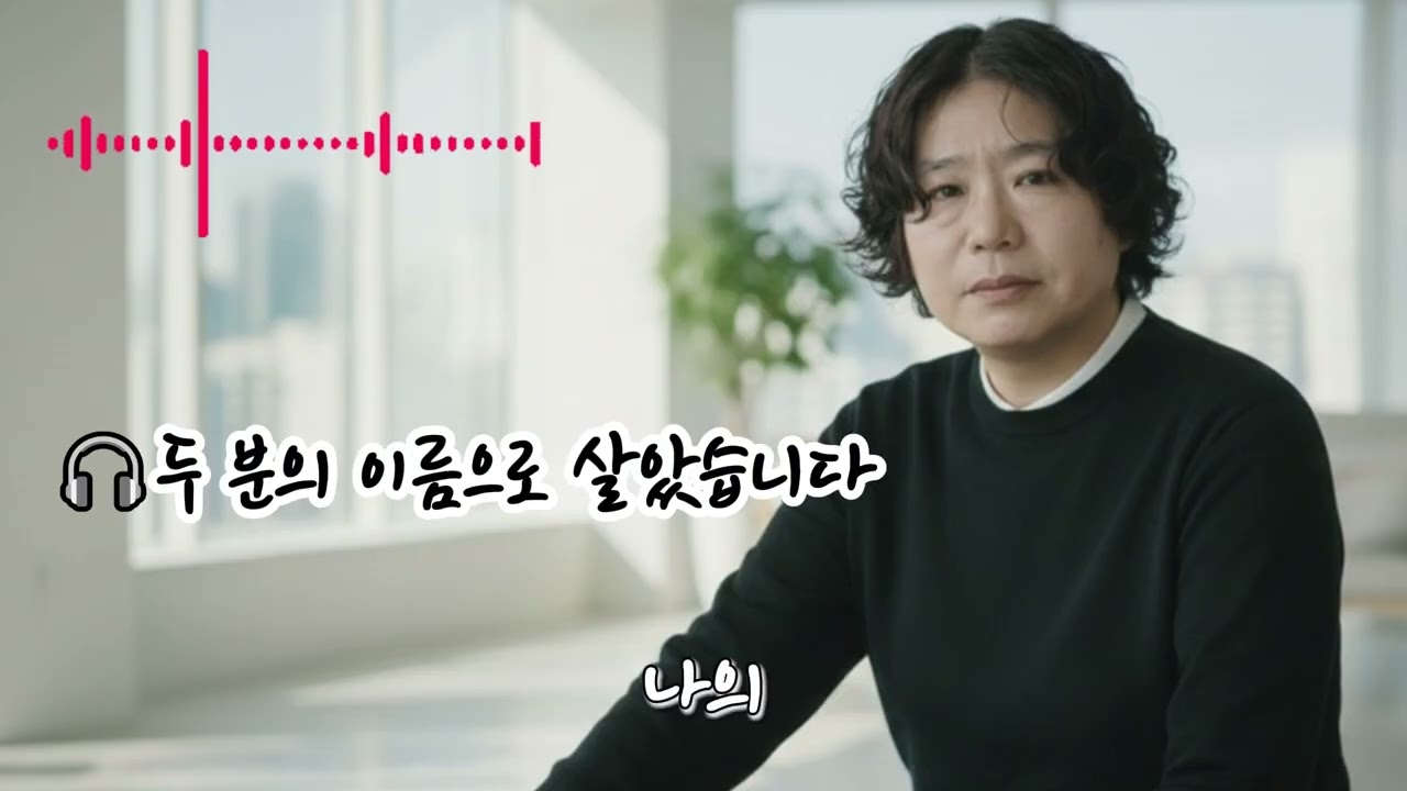 🎧두 분의 이름으로 살았습니다 🌟부디 아프지 마오 나의 아버지 어머니두 분의 이름으로 끝까지 살겠습니다사랑합니다.