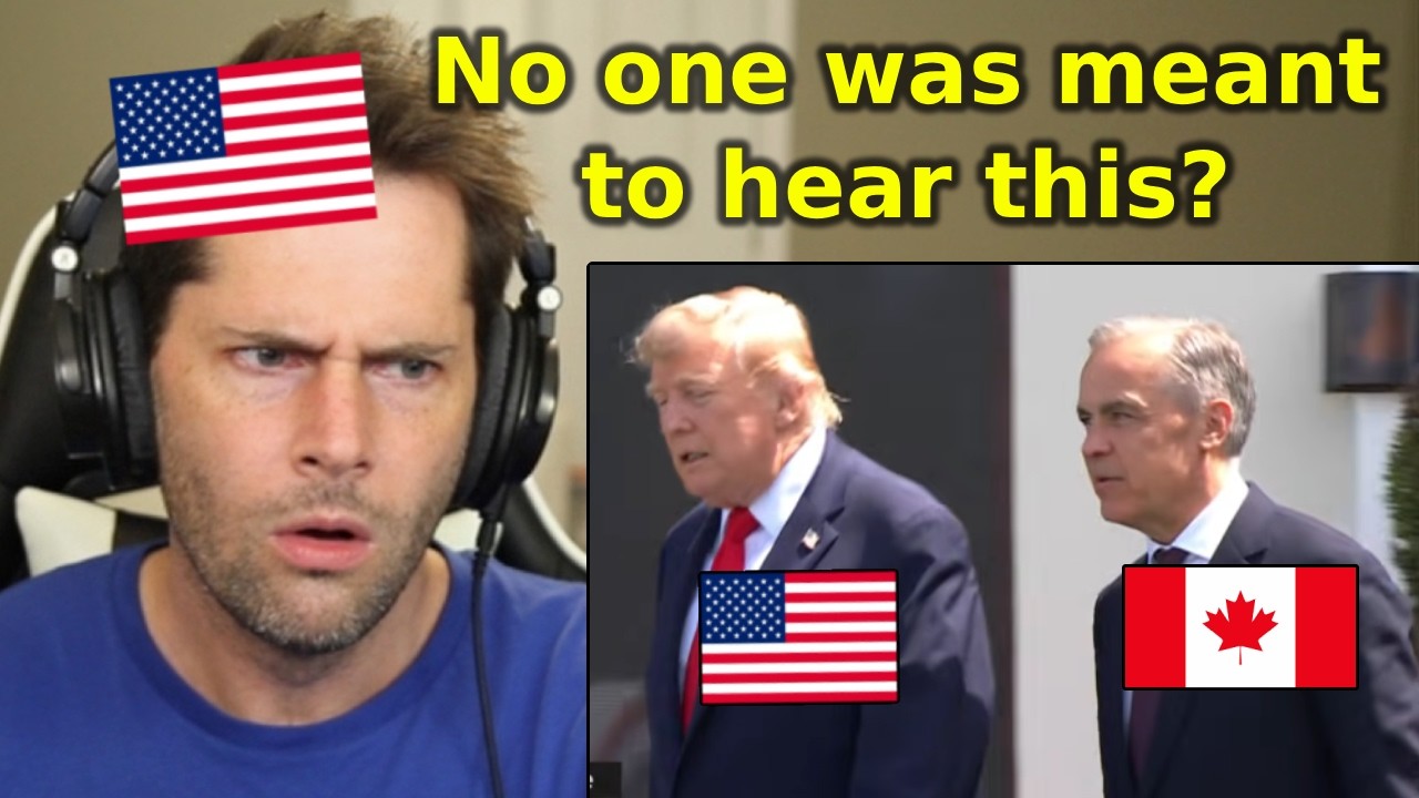 American Reacts to Trump and Carney Caught on Hot Mic at G7 Summit