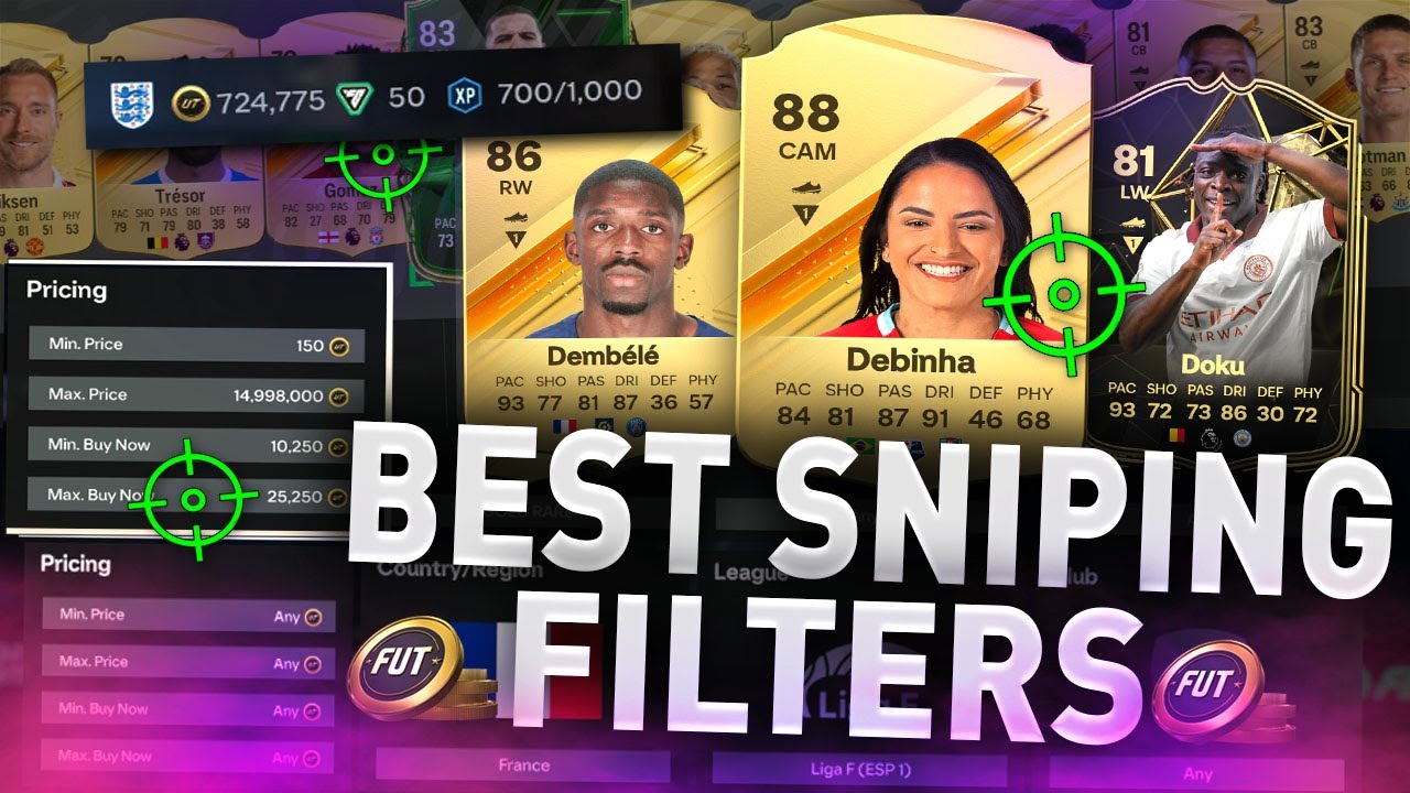 OMG! 🥶 Make 200K Coins FAST using these Sniping Filters!! #FC24