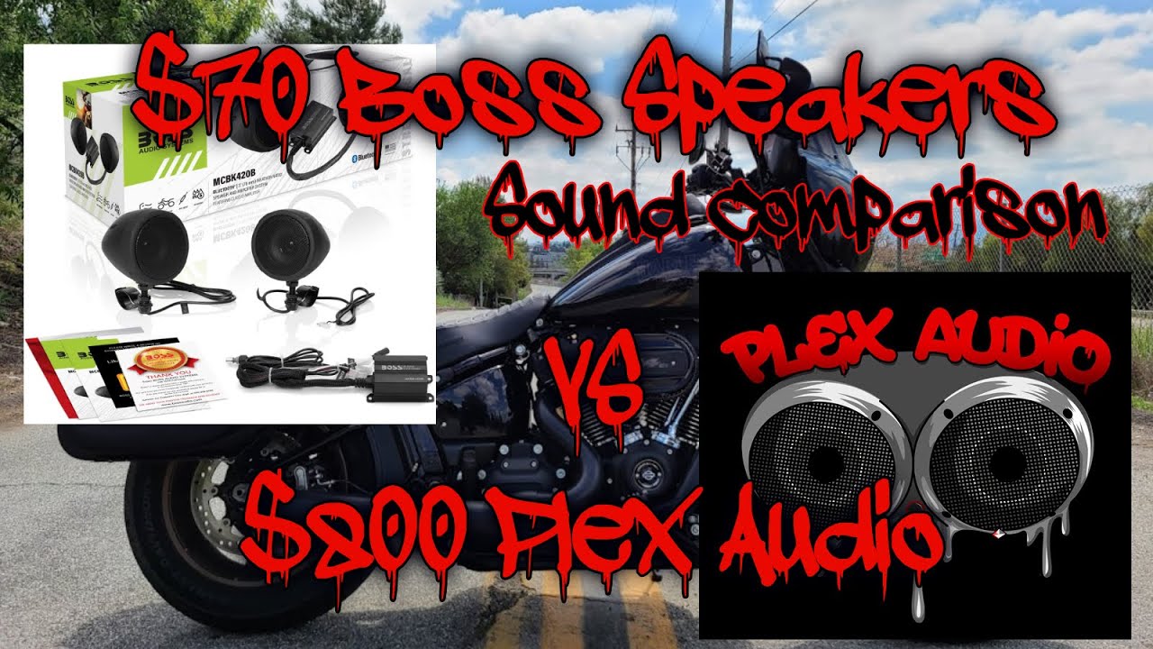 Plex Audio vs Boss MCBK420B Amazon Speakers with SOUND COMPARISON