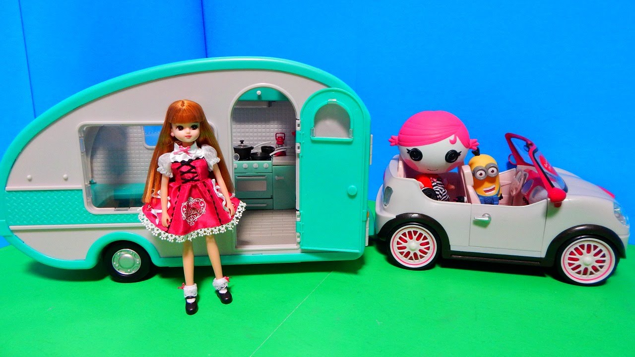Lori Doll Car & Travel Trailer Camper Vintage Style Glamping