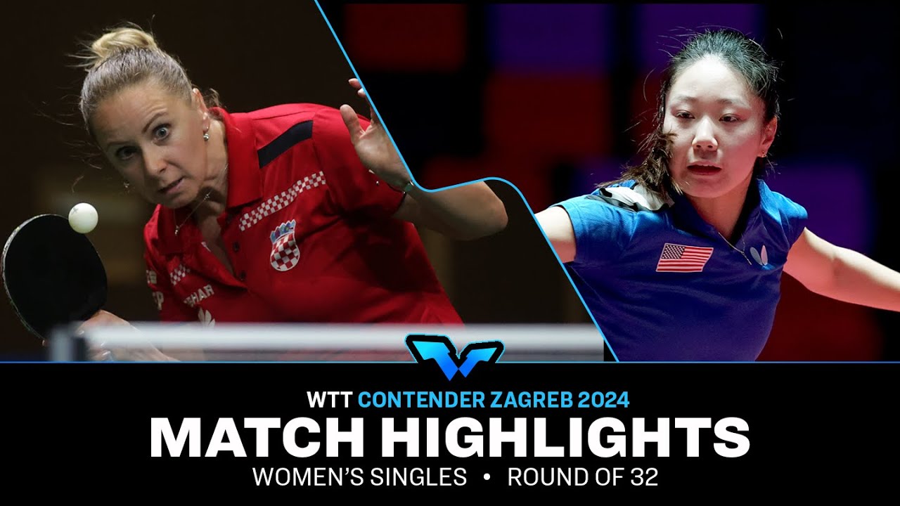 Ivana Malobabic vs Lily Zhang | WS R32 | WTT Contender Zagreb 2024