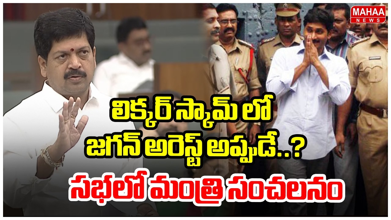లిక్కర్ స్కామ్ లో జగన్ అరెస్ట్ అప్పుడే..? సభలో మంత్రి సంచలనం | Minister Kollu Ravindra