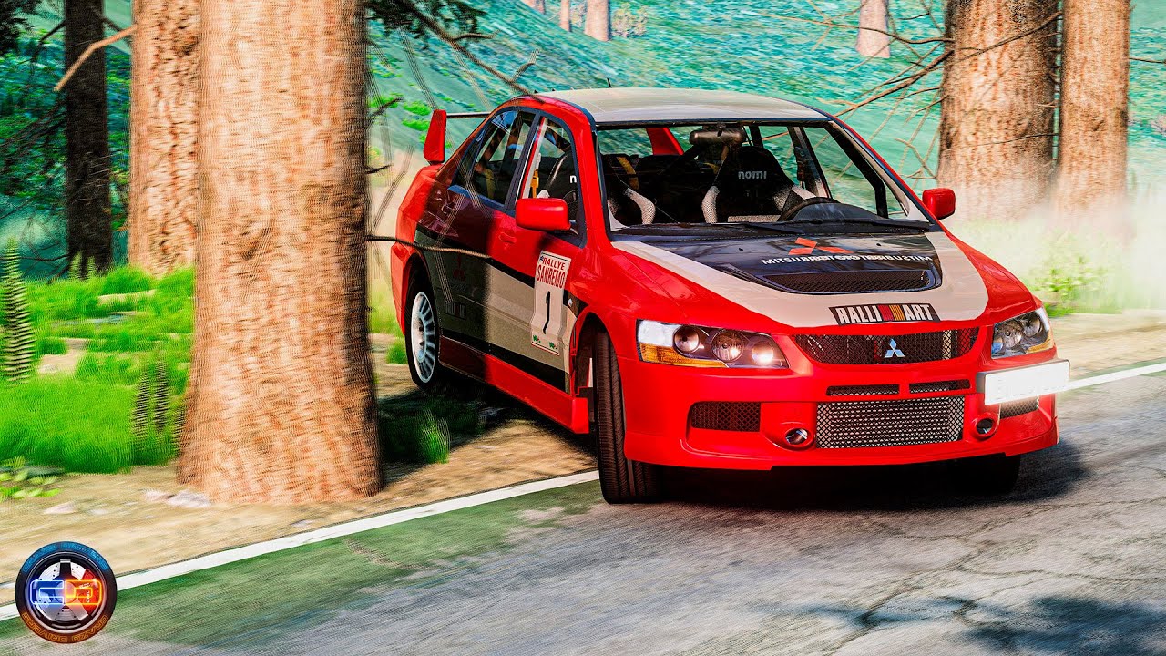 Side Collisions of Cars #12 - BeamNG drive CRAZY DRIVERS