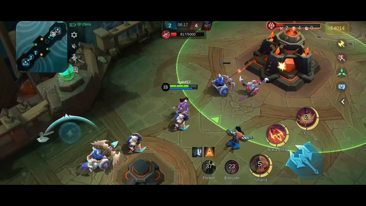 Bermain ml bersama kakak tapi kakaknya noob