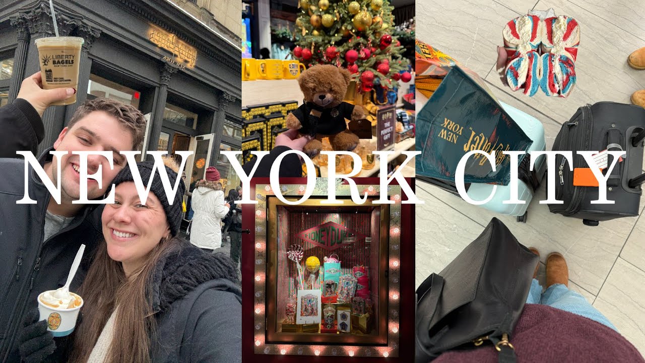 NEW YORK CITY VLOG: Liberty Bagels, Harry Potter Store, and traveling home! ⚡️🥯
