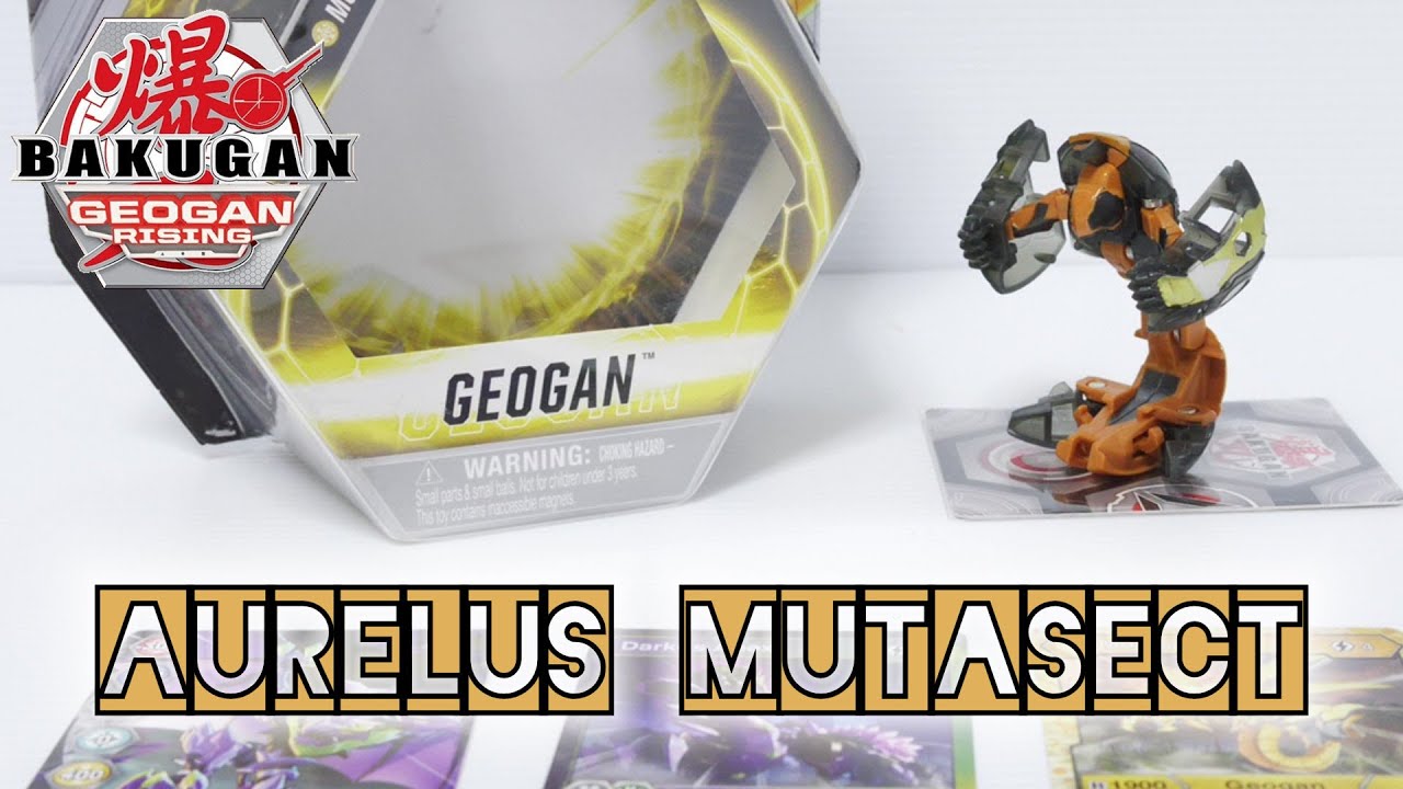 AURELUS MUTASECT Geogan Single Pack | Geogan Rising | BAKUGAN UNBOX