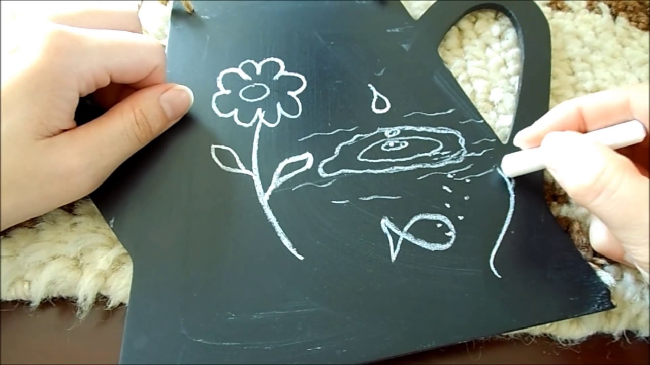 ASMR Whispering - Relaxing Chalk & Chalkboard Drawing/Writing