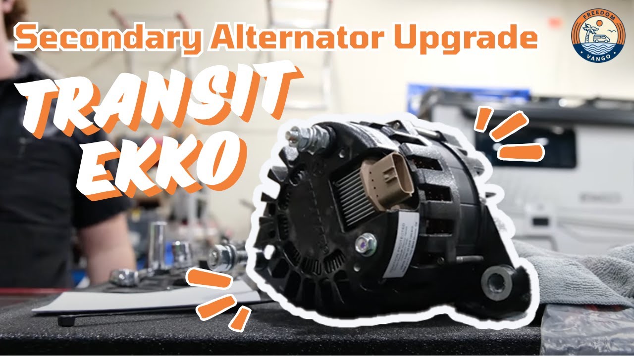 Transit Ekko zyskuje ulepszony alternator pomocniczy dzięki wymianie alternatora Nations 300 amp!