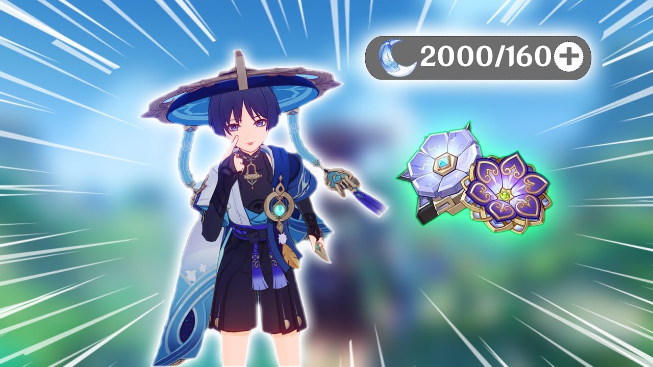 I spent 2000 resin in ONE DAY just to build WANDERER! (Genshin Impact)