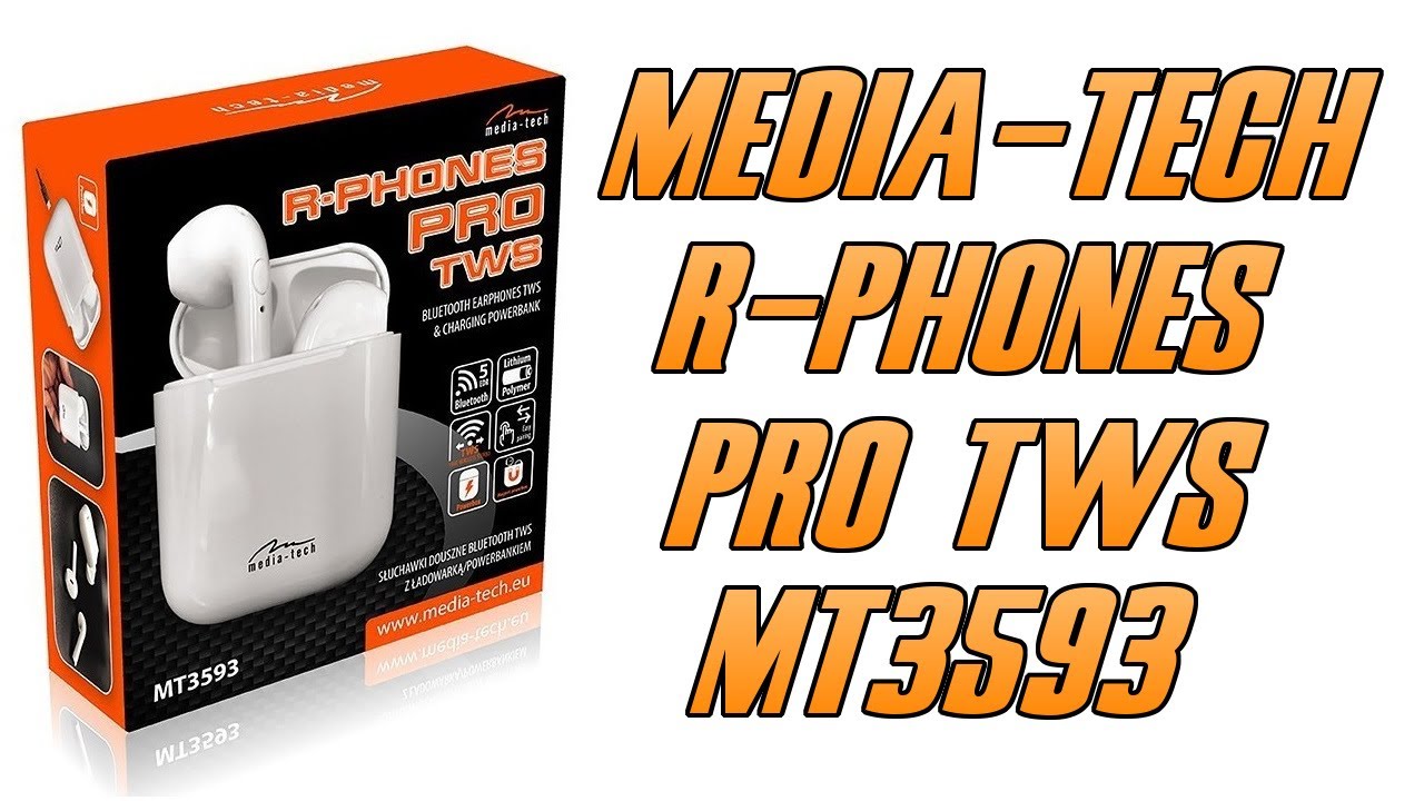 Media-Tech R-Phones PRO TWS - przeciętne, bezprzewodowe słuchawki / test, recenzja, review
