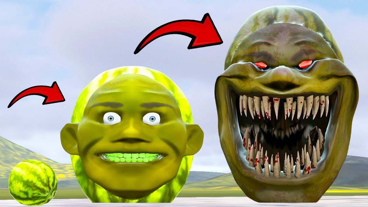 EVOLUTION OF NEW CURSED LIN GANG MELON EATER in Garry's Mod!