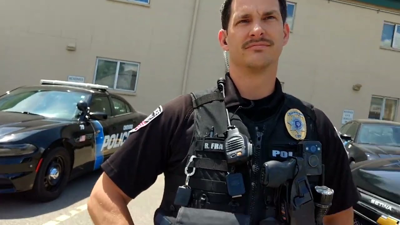 Officer's arrest and escape caught on tape Ontario OR 7-3-22