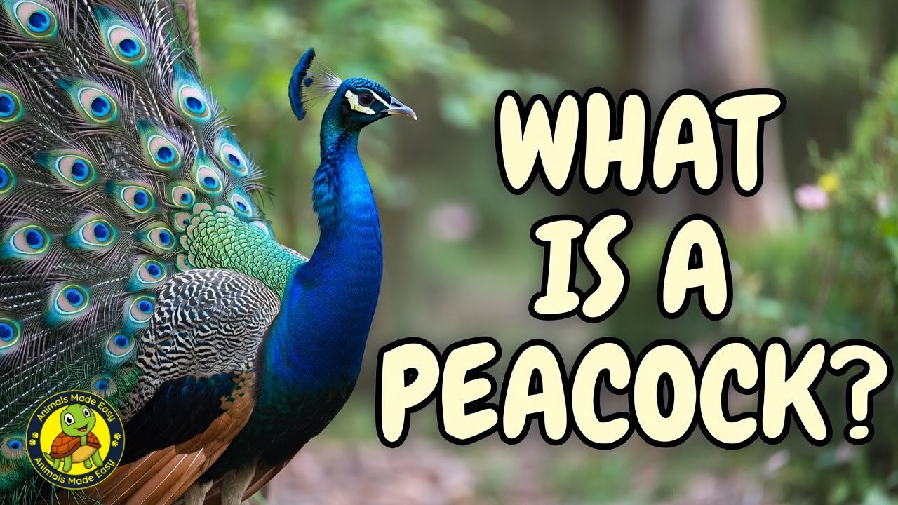 What Is a Peacock? | Learn About Peacocks for Kids | Animals Made Easy