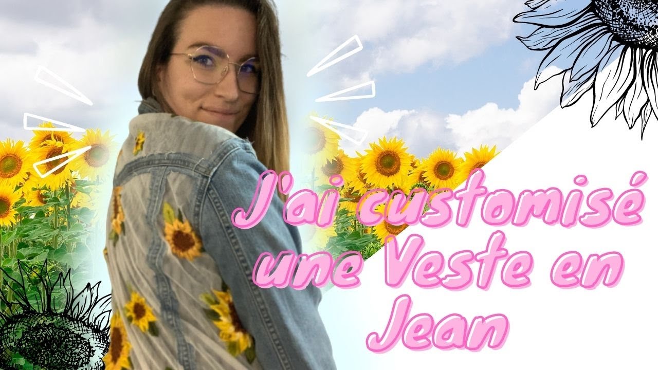 🌻 UPCYCLING: Je fais une Veste Tournesols 🌻 (Et c'était loonng !)
