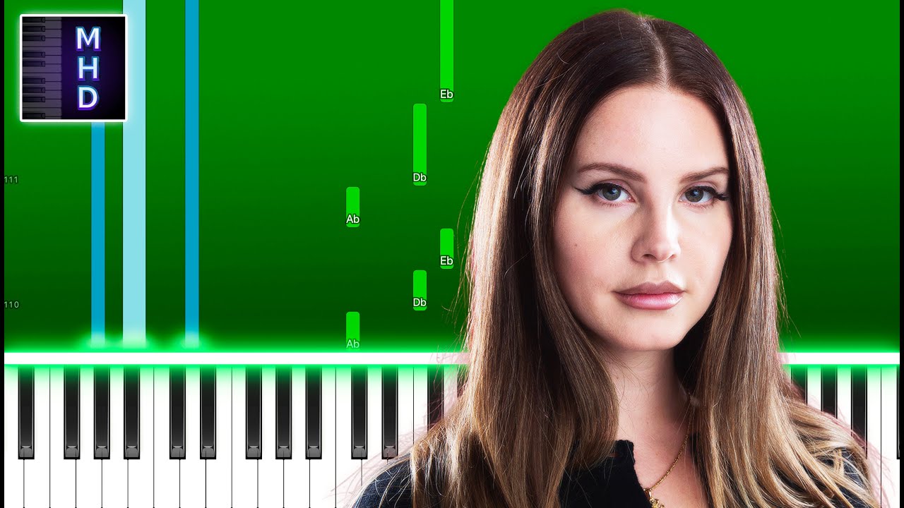 Lana Del Rey - Million Dollar Man (Piano Tutorial Easy)
