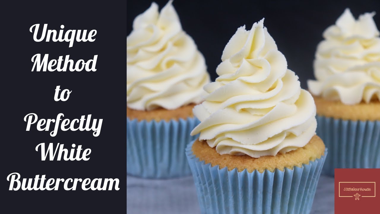 How to Make Super White Buttercream/ Super White Frosting ( using butter)