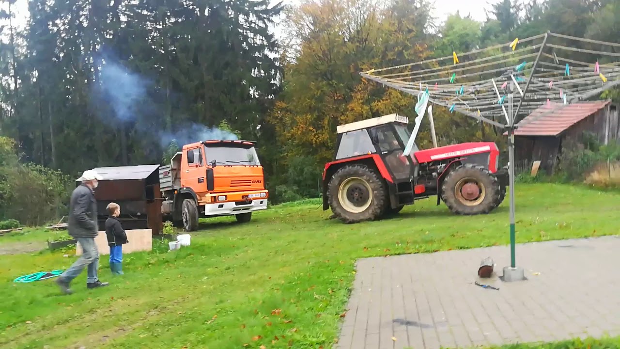 Zetor 16045 tah&aacute; liazku