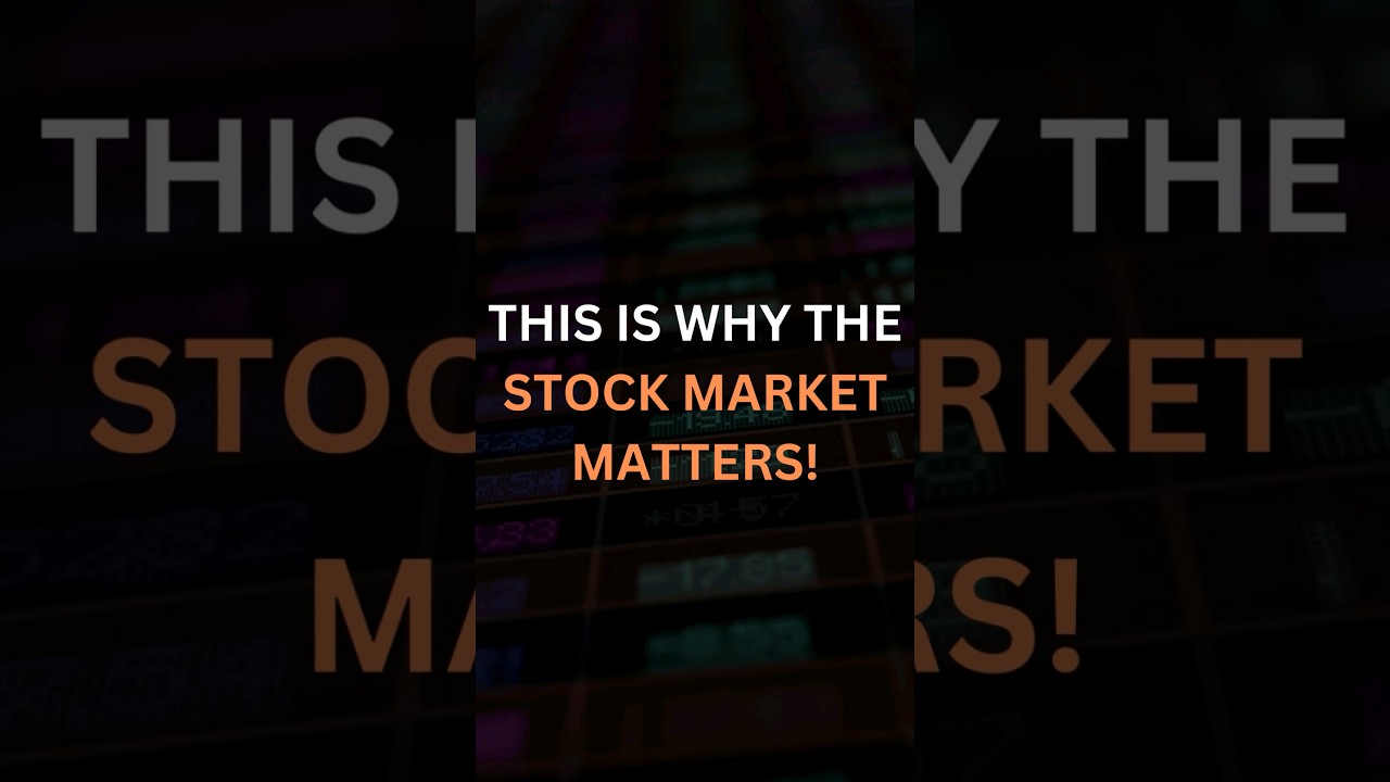 This is Why the Stock Market Matters!